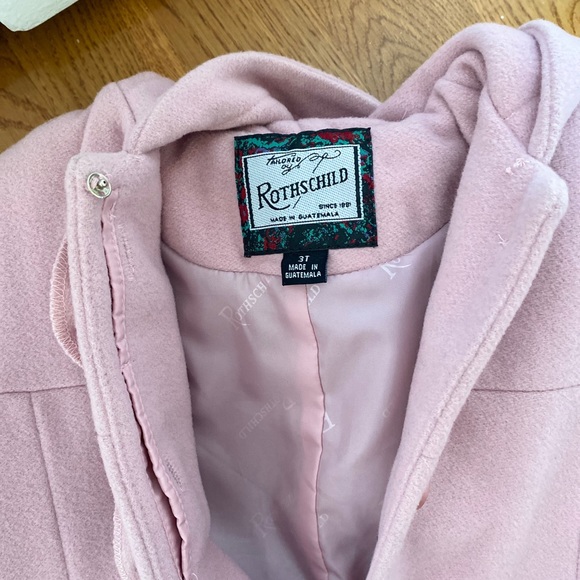 Rothschild Girls winter coat -100% wool - Picture 2 of 2